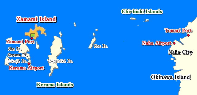 Zamami Island Map