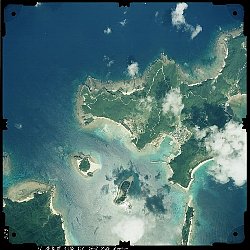 Kerama Islands aerophotograph